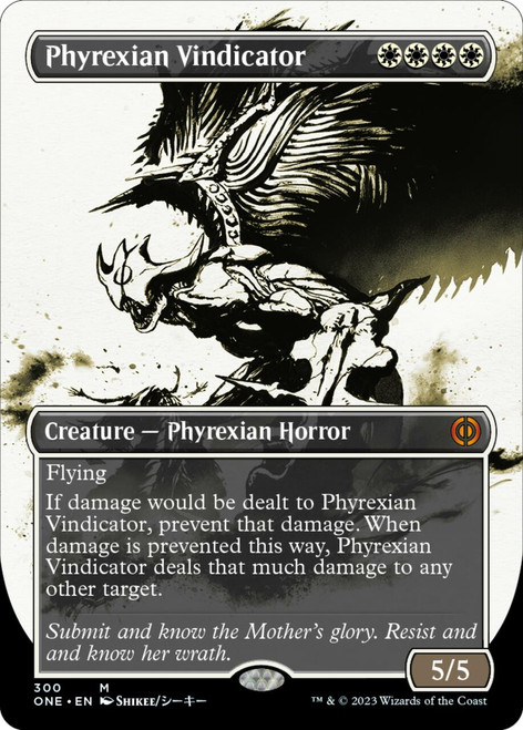 Phyrexian Vindicator (Borderless Ichor) | Phyrexia: All Will Be One