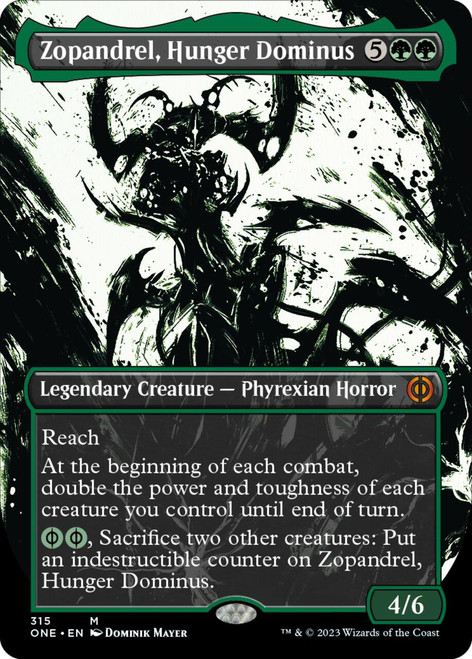 Zopandrel, Hunger Dominus (Borderless Ichor) | Phyrexia: All Will Be One