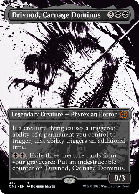 Drivnod, Carnage Dominus (Borderless Ichor Compleat foil)