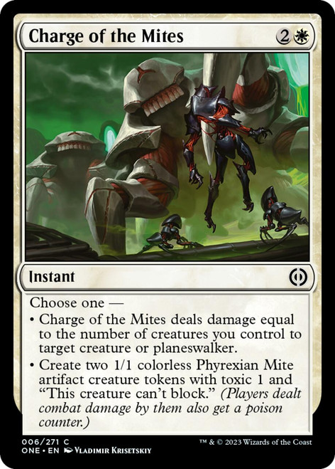 Charge of the Mites (foil) | Phyrexia: All Will Be One