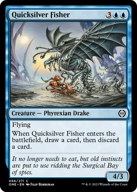 Quicksilver Fisher (foil) | Phyrexia: All Will Be One