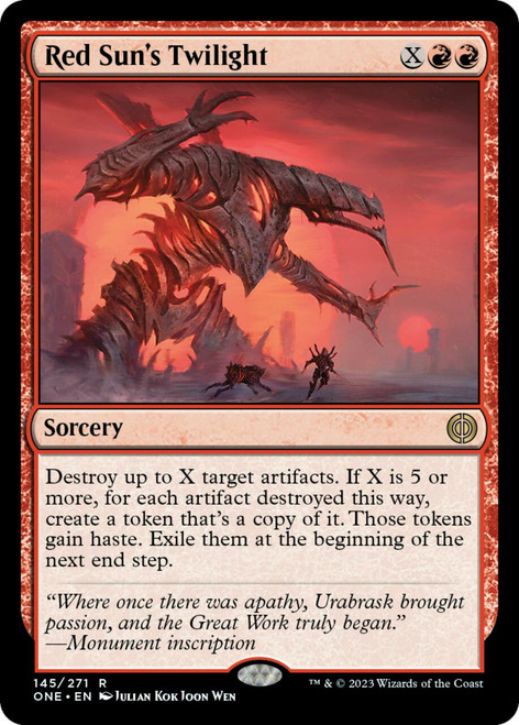 Red Sun's Twilight (foil) | Phyrexia: All Will Be One
