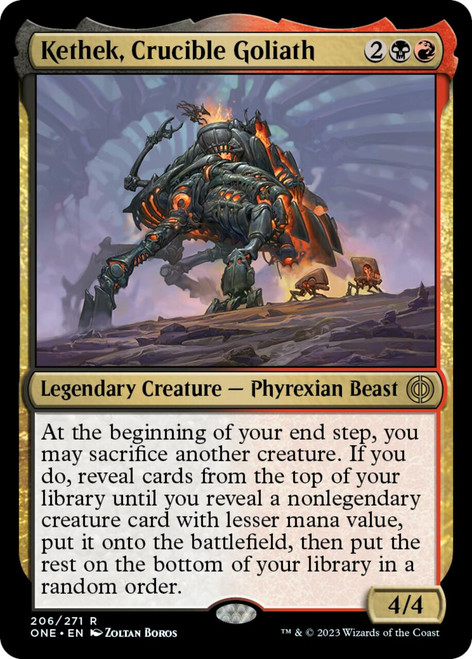 Kethek, Crucible Goliath (foil) | Phyrexia: All Will Be One