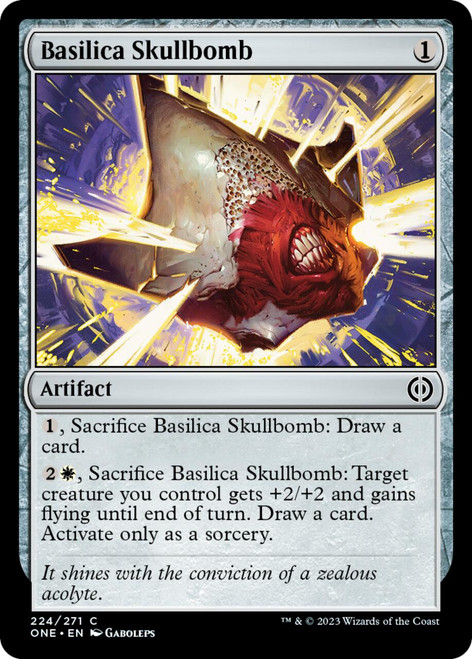 Basilica Skullbomb (foil) | Phyrexia: All Will Be One