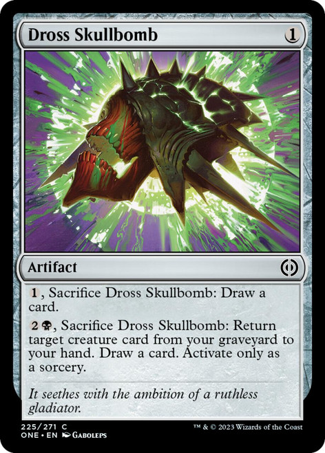 Dross Skullbomb (foil) | Phyrexia: All Will Be One