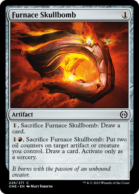 Furnace Skullbomb (foil) | Phyrexia: All Will Be One