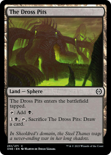 The Dross Pits (foil) | Phyrexia: All Will Be One