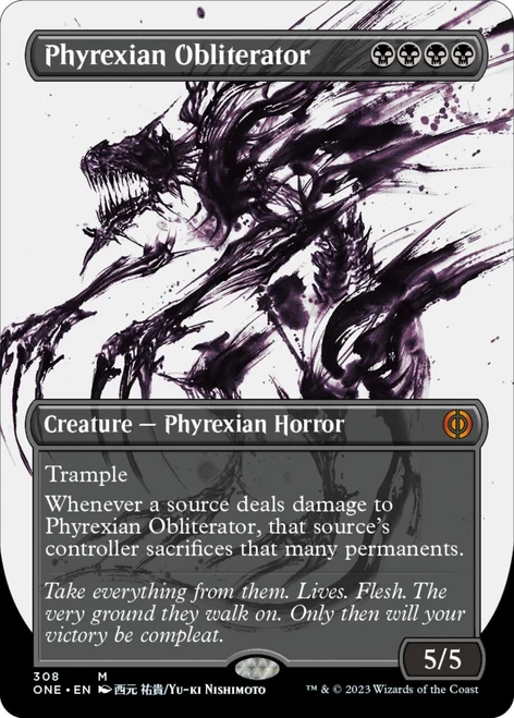 Phyrexian Obliterator (Borderless Ichor foil)