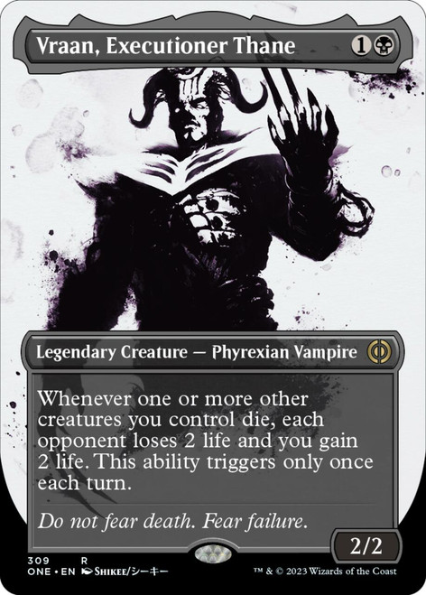 Vraan, Executioner Thane (Borderless Ichor foil) | Phyrexia: All Will Be One