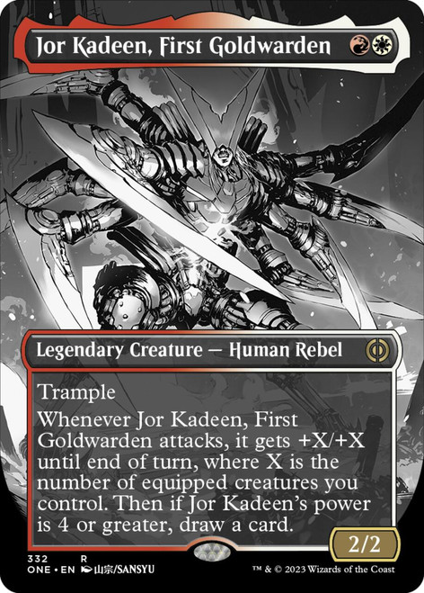 Jor Kadeen, First Goldwarden (Borderless Manga foil)