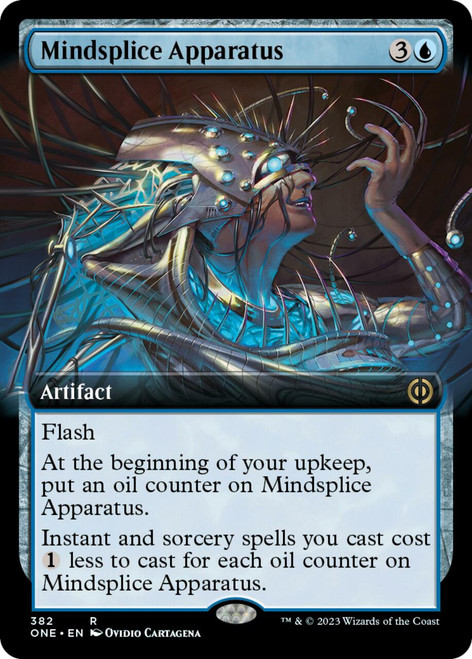 Mindsplice Apparatus (Extended Art foil) | Phyrexia: All Will Be One