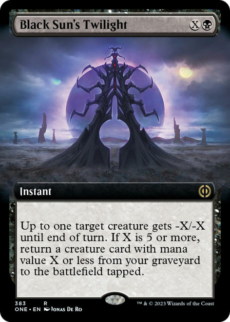 Black Sun's Twilight (Extended Art foil) | Phyrexia: All Will Be One