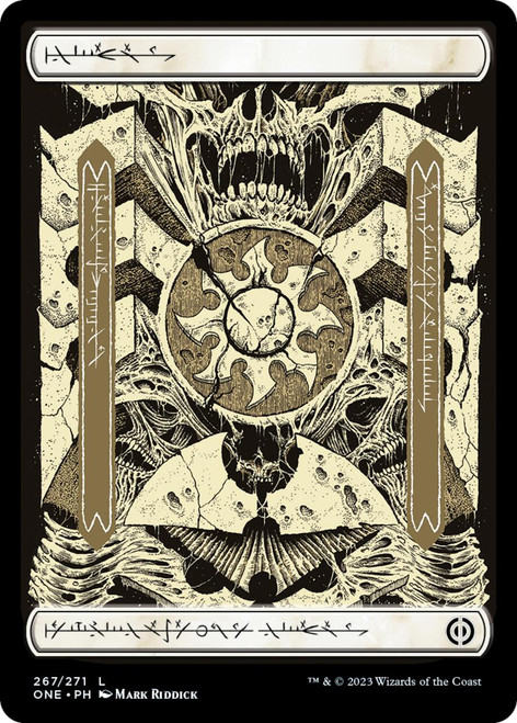Plains (Phyrexianized Full Art foil)