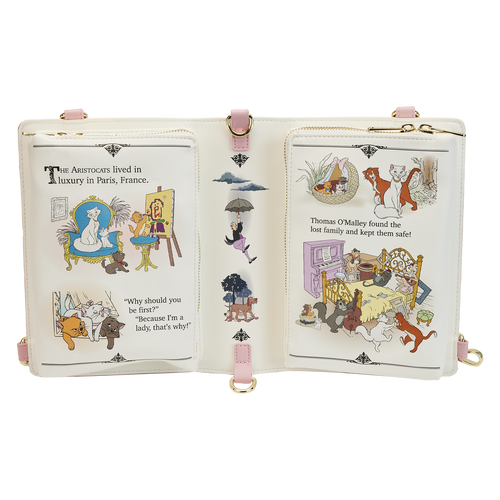 Disney: The Aristocats Classic Book Convertible Crossbody Bag