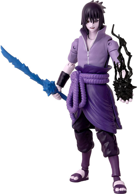 Anime Heroes: Naruto Shippuden - Sasuke Uchiha (Rinnegan Mangekyou Sharingan) Action Figure