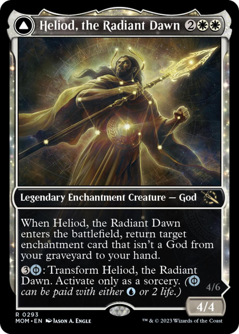 Heliod, the Radiant Dawn // Heliod, the Warped Eclipse (Showcase Frame)