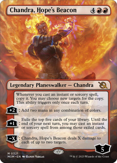 Chandra, Hope's Beacon (Borderless Planeswalker)