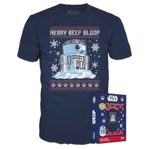POP! Tees: Star Wars Holiday - R2-D2 Snowman Boxed T-Shirt