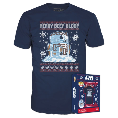 POP! Tees: Star Wars Holiday - R2-D2 Snowman Boxed T-Shirt