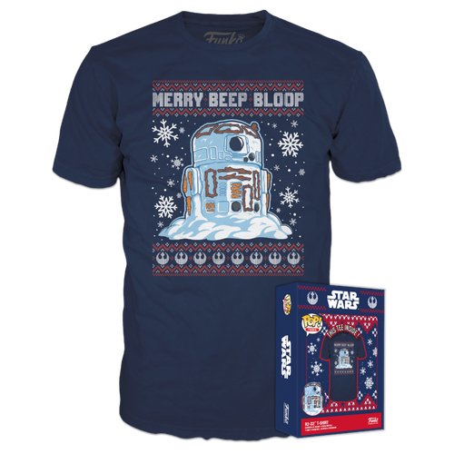 POP! Tees: Star Wars Holiday - R2-D2 Snowman Boxed T-Shirt
