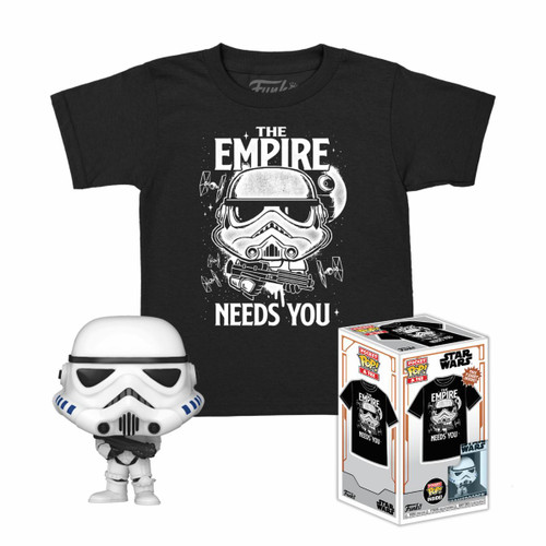 Pocket POP! & Tee: Star Wars - Stormtrooper & Children's T-Shirt