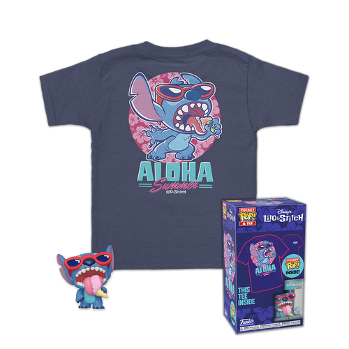 Pocket POP! & Tee: Lilo & Stitch - Summer Stitch (Scented) & Children's T-Shirt