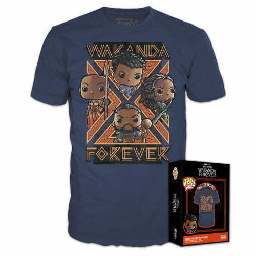 POP! Tees: Marvel - Black Panther: Wakanda Forever Group Boxed T-Shirt