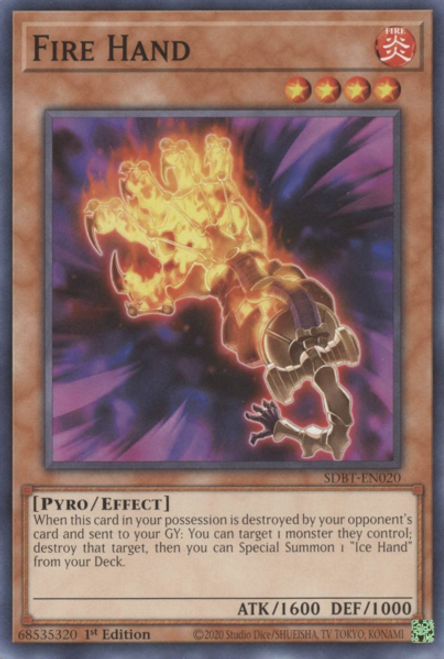 SDBT-EN020 Fire Hand