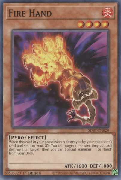 SDBT-EN020 Fire Hand