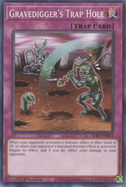 SDBT-EN033 Gravedigger's Trap Hole