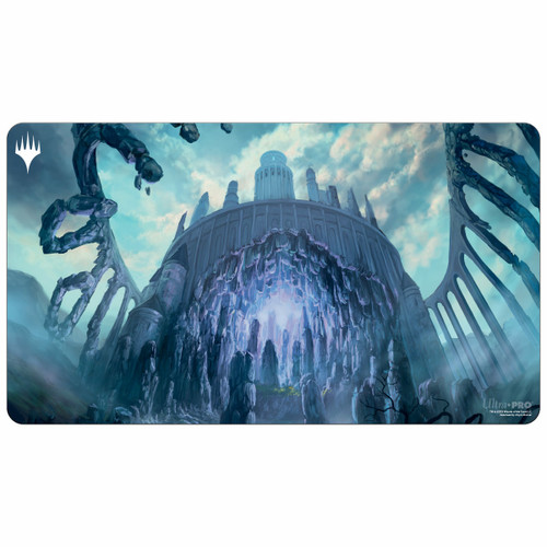 MTG Wilds of Eldraine Playmat featuring Restless Fortress
