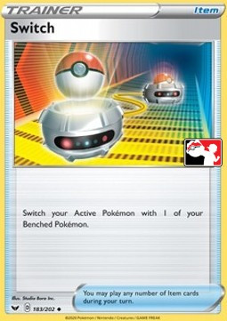 Sword & Shield (Base) 183/202 Switch (Prize Pack League Promo Non-Holo)