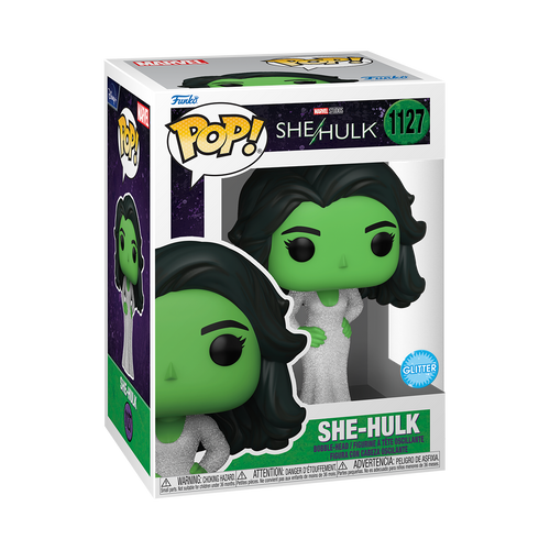 POP! Marvel - She-Hulk: Attorney at Law #1127 She-Hulk in Gala Dress (Glitter)