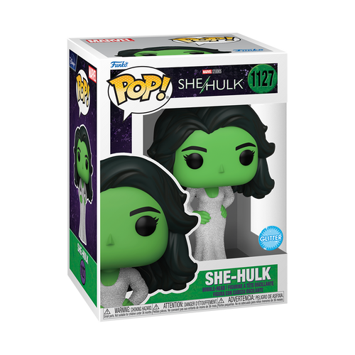POP! Marvel - She-Hulk: Attorney at Law #1127 She-Hulk in Gala Dress (Glitter)