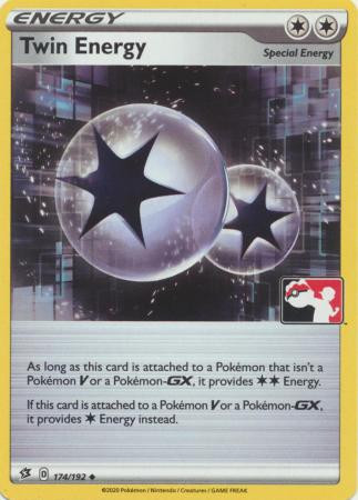 Rebel Clash 174/192 Twin Energy (Prize Pack League Promo Non-Holo)