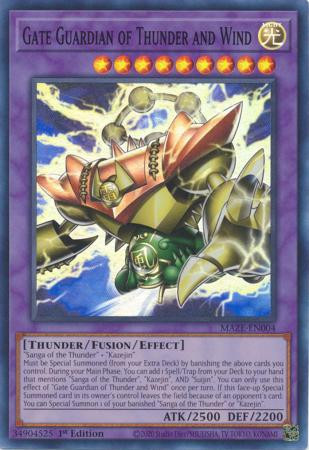 MAZE-EN004 Gate Guardian of Thunder and Wind