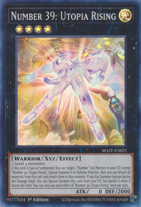 MAZE-EN021 Number 39: Utopia Rising (Super Rare)