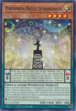 MAZE-EN024 Performapal Duelist Extraordinaire