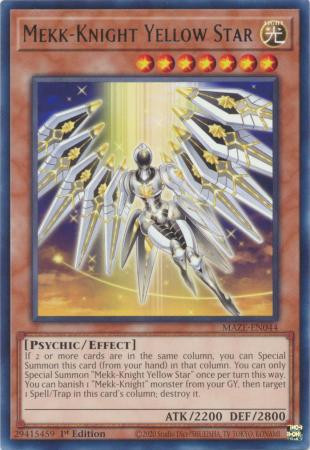 MAZE-EN044 Mekk-Knight Yellow Star