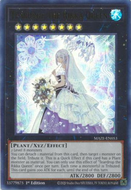 MAZE-EN053 Teardrop the Rikka Queen (Ultra Rare)