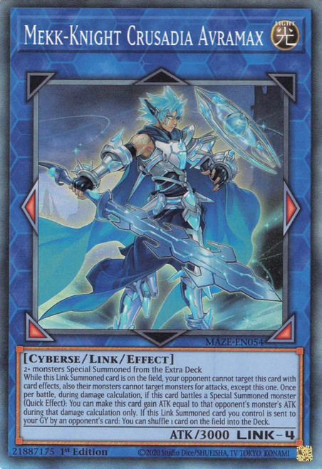 MAZE-EN054 Mekk-Knight Crusadia Avramaxx (Collector Rare)