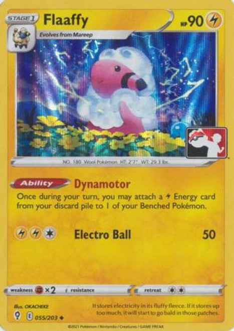 Evolving Skies 055/203 Flaaffy (Prize Pack League Promo Holo)