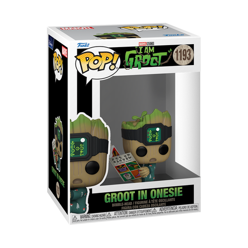 POP! Marvel - I Am Groot #1193 Groot in Onesie with Book