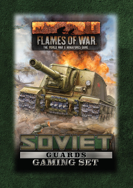 Flames of War - Soviet Guards Gaming Set (x20 Tokens,x2 Objectives,x16 Dice)