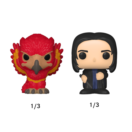 Bitty POP! Harry Potter: Lord Voldemort, Draco Malfoy (Quidditch) & Bellatrix Lestrange 4-Pack