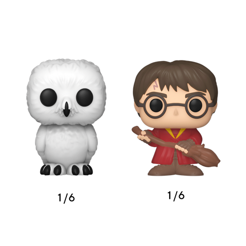 Bitty POP! Harry Potter: Lord Voldemort, Draco Malfoy (Quidditch) & Bellatrix Lestrange 4-Pack