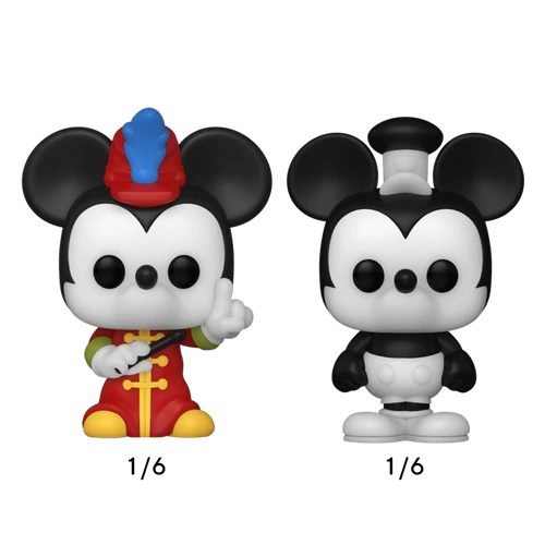 Bitty POP! Disney: Mickey Mouse, Minnie Mouse & Pluto 4-Pack
