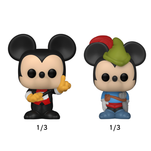 Bitty POP! Disney: Minnie Mouse (red dress), Daisy Duck & Donald Duck 4-Pack