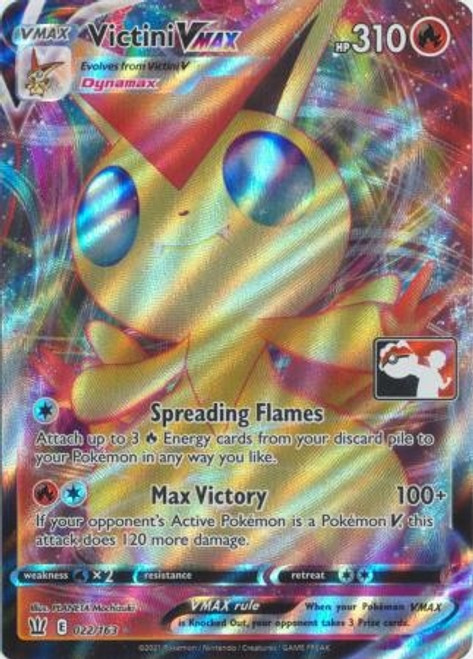 Battle Styles 022/163 Victini VMAX (Prize Pack League Promo)