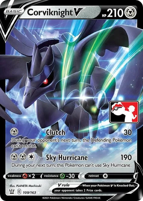 Battle Styles 109/163 Corviknight V (Prize Pack League Promo)